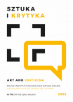 SZTUKA I KRYTYKA 2025, NR 7-8 (154-155)